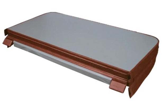 W'eau spacover 230 x 230 cm - Bruin - Radius 18 cm