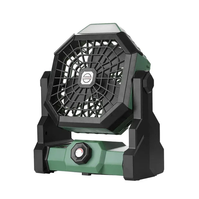 Draagbare ventilator met LED-verlichting