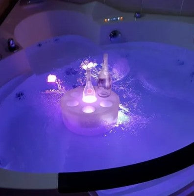 W'eau Drijvende spa bar met ledverlichting