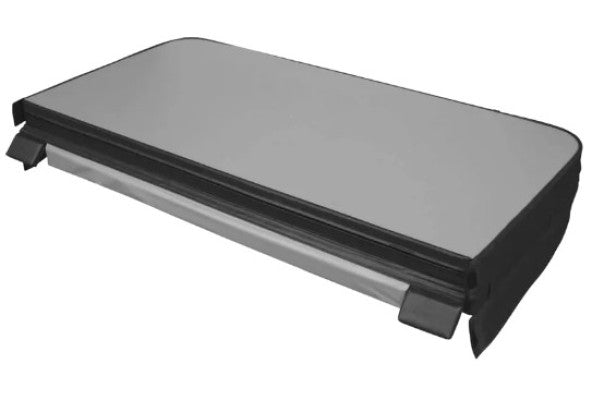 W'eau spacover 220 x 220 cm - Zwart - Radius 18 cm