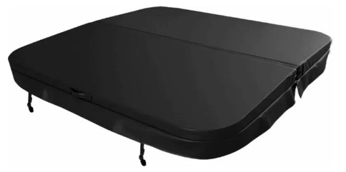 W'eau spacover 230 x 230 cm - Zwart - Radius 18 cm