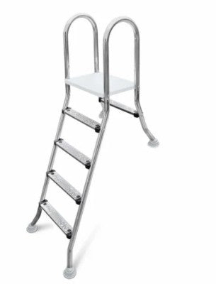 W'eau A-frame RVS 304 zwembadtrap 1 + 4 treden.