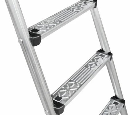 W'eau A-frame RVS 304 zwembadtrap 1 + 4 treden.
