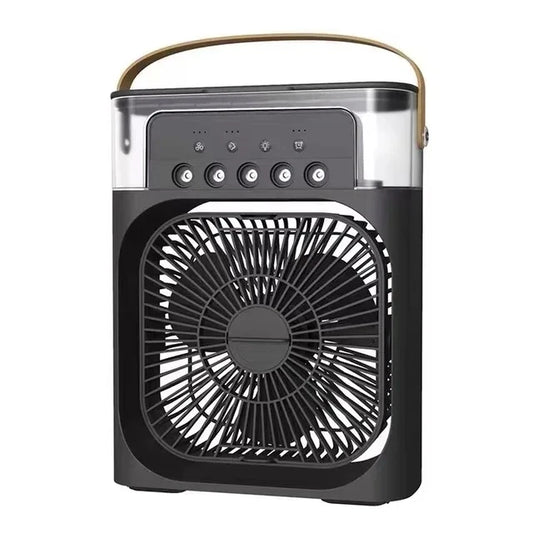 Kleine ventilator met lucht-bevochtiger