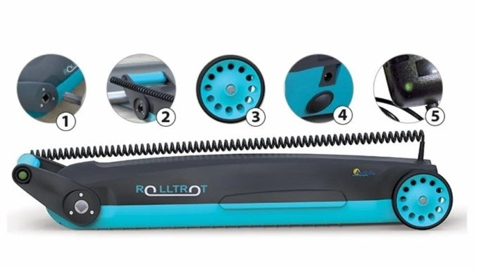 Rolltrot automatische oproller op accu