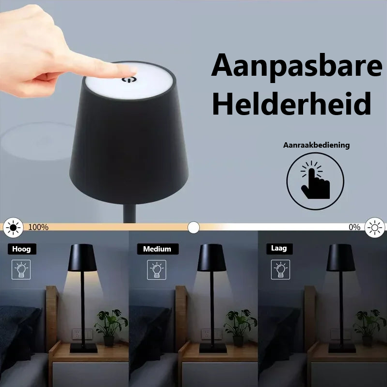 Hoge tafellamp Dimbaar