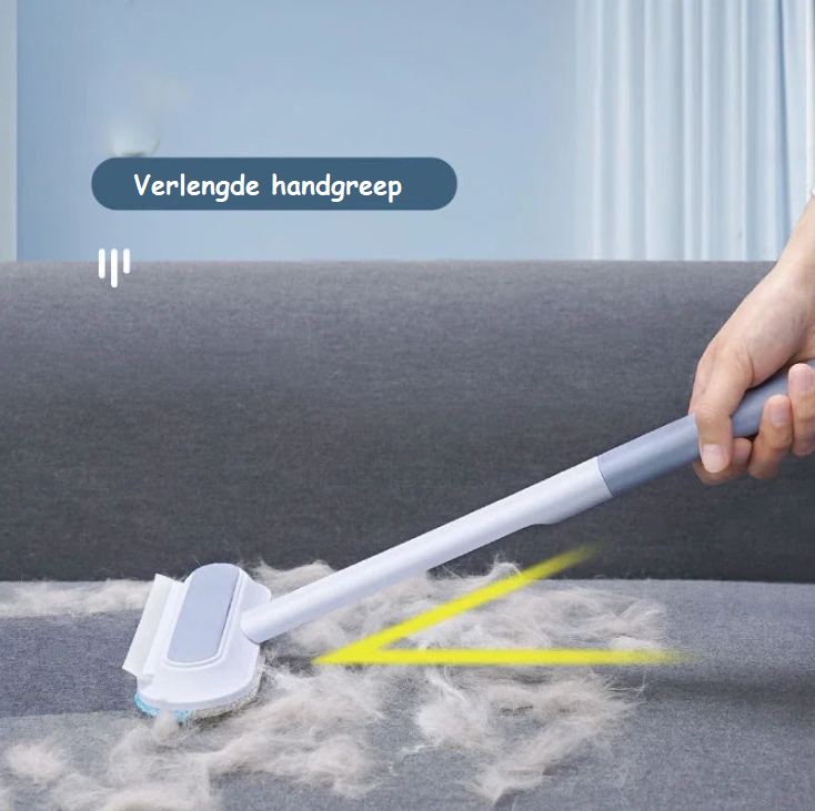 Reinigings-borstel voor haar, pluis en stof